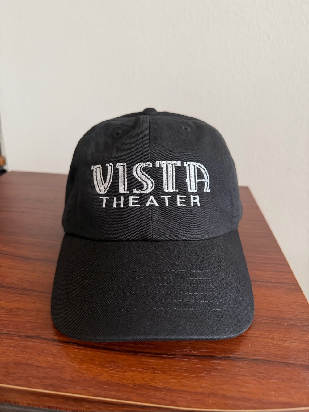 Vista Theater Hat Quentin Tarantino Los Angeles Cinema Embroidered Black Cap